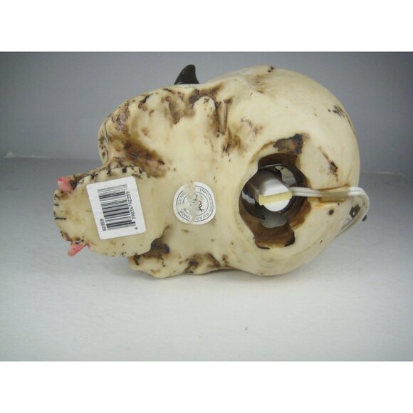 ACK Trading Horned Skull Light Up Halloween Decor Vintage 1997 - Picture 6 of 16